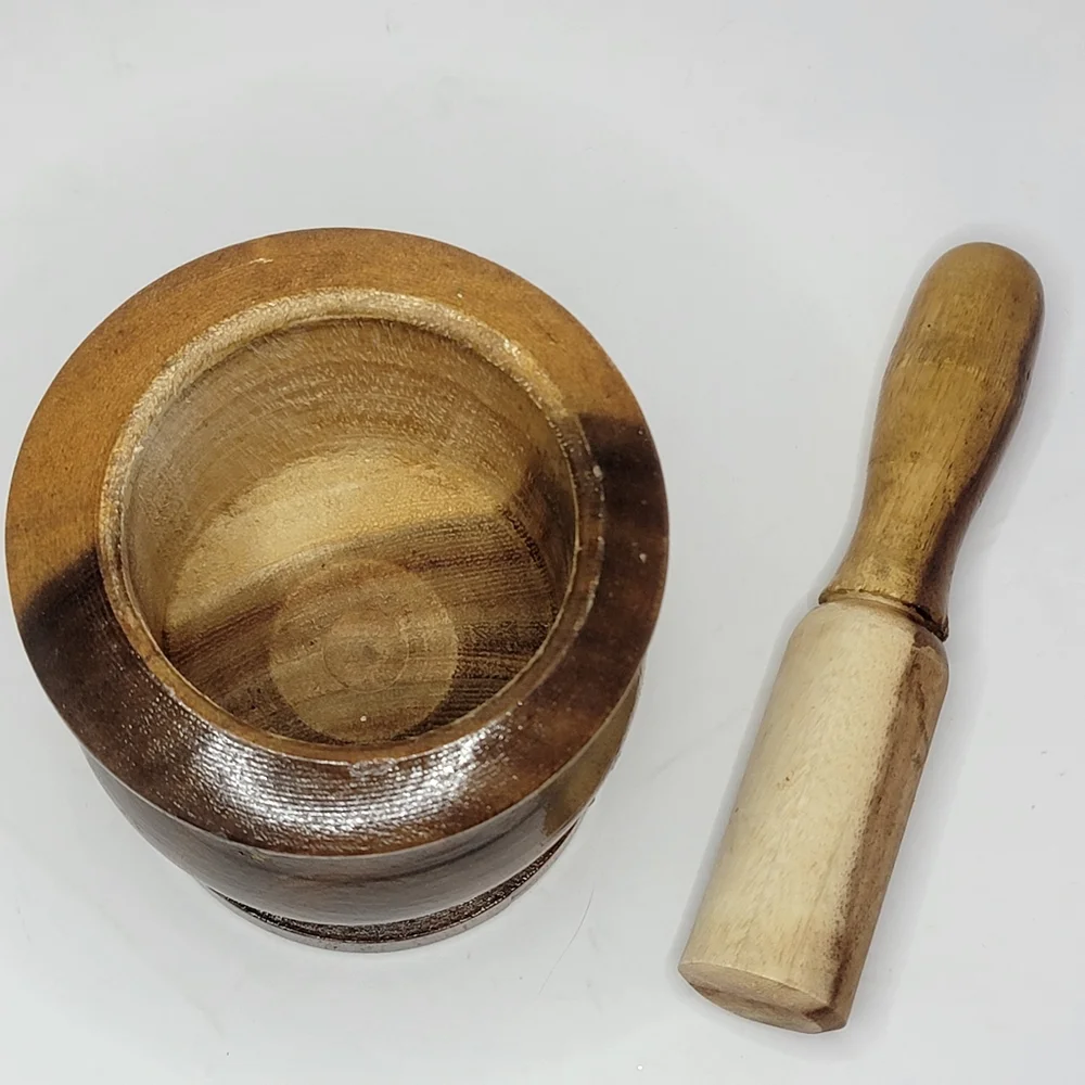 N/A wood mortar